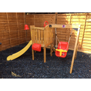 Wooden Toddler Playground Outdoor Swing Set