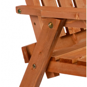 Rustic Garden Bench Companion Love Seat 2 Seater Wooden Patio Chairs Table Set - Image 7