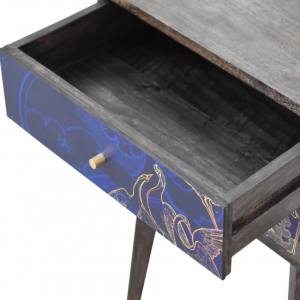 Mid Century Bedside Table Vintage Cabinet Unit - Image 4
