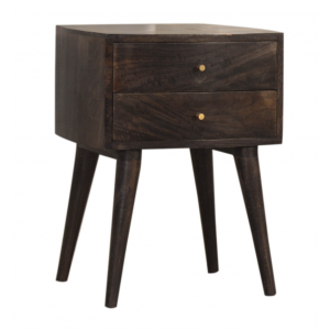 Nordic Bedside Table Rustic Solid Wood Cabinet - Image 3