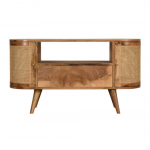 Scandinavian TV Stand Nordic Media Cabinet Mid Century Solid Wood Unit