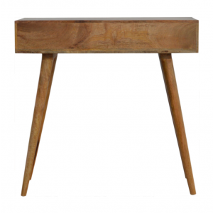 Vintage Console Table Mid Century Computer Desk Scandinavian Writing Unit - Image 5