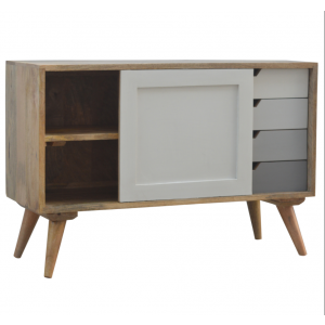 Scandinavian Storage Sideboard Nordic Door Cabinet - Image 5