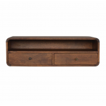 Floating Console Table Mid Century Dressing Unit Wall Nordic Shelf Cabinet