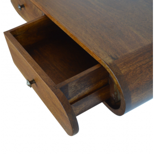 Floating Console Table Nordic Dressing Room Mid Century Drawers - Image 4