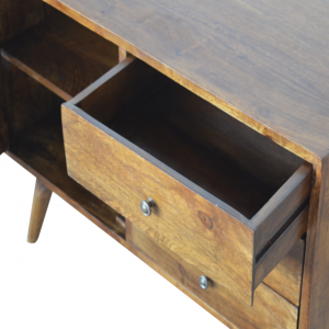 Scandinavian Storage Sideboard Nordic Chest Drawers Vintage Side Cabinet - Image 4