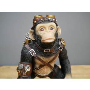 Table Top Monkey Statue Resin Retro Ornament - Image 4