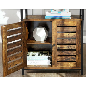 Industrial Storage Sideboard Rustic Side Cabinet - Image 5