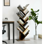 Rustic Shelving Unit Small Vintage Industrial Bookcase Display Storage Cabinet Unit