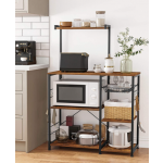 Kitchen Baker Rack Rustic Industrial Storage Shelf
