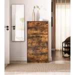 Industrial Shoe Cabinet Rustic Tall Cupboard Unit