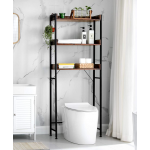 Industrial Bathroom Shelf Over Toilet Storage Rack Tall Rustic Laundry Cabinet