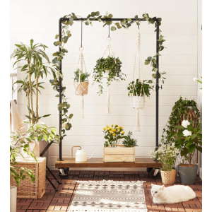 Industrial Clothes Rail Rustic Open Wardrobe - Image 3