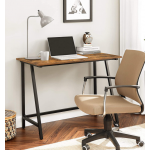 Small Computer Desk Vintage Industrial Furniture Rustic Writing Table Metal Leg