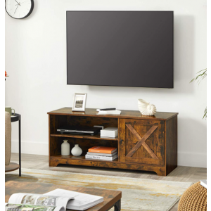 Rustic TV Stand Small Industrial Cabinet Unit - Image 2