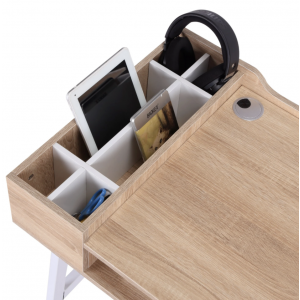 Scandinavian Computer Desk Vintage Writing Table Modern Study Office Workstation - Image 3