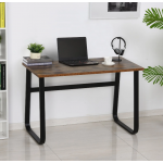 Small Industrial Desk Rustic Metal Computer Writing Table Vintage Office Workstation