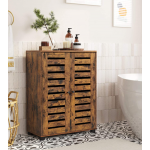 Bathroom Floor Cabinet Rustic Storage Cupboard