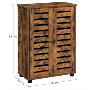 Bathroom Floor Cabinet Rustic Storage Cupboard - Image 6