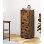 Slim Chest Drawers Rustic Storage Side Cabinet Narrow Bathroom Industrial Unit