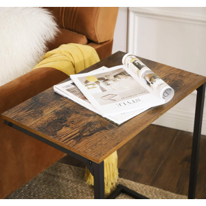 Rustic Side Table Industrial Sofa End Stand - Image 4