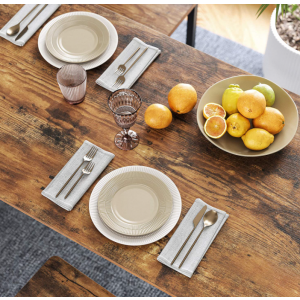 Industrial Bar Table Rustic Metal Dining Breakfast - Image 5