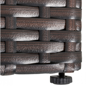 Large Rattan Sofa Set Patio Garden Furniture Round Wicker Lounge Couch Table - Image 8
