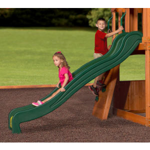 Large Garden Playcentre Wooden Children Playhouse Outdoor Kids Swing Tree House - Image 5