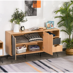 Retro Storage Sideboard Vintage Industrial Side Cabinet Large Cupboard Unit - Image 5