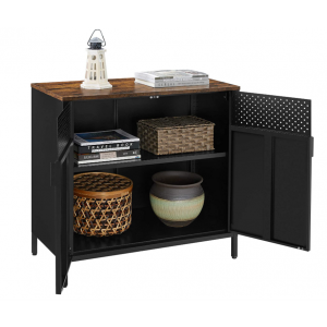 Metal Storage Cabinet Industrial Rustic Cupboard - Image 4