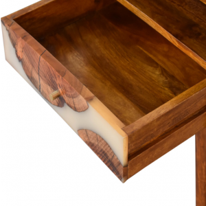 Nordic Bedside Table Resin Cabinet Unit - Image 3