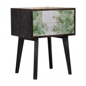 Retro Bedside Table Vintage Cabinet Unit - Image 2