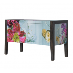 Vintage Side Cabinet Mid Century Cupboard - Image 3