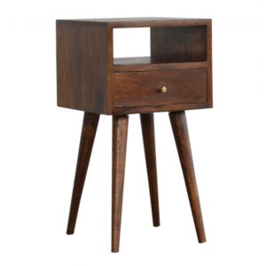 Nordic Bedside Table Scandinavian Style Cabinet Mid Century Unit - Image 2