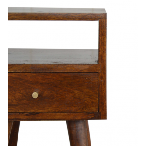Nordic Bedside Table Scandinavian Style Cabinet Mid Century Unit - Image 4