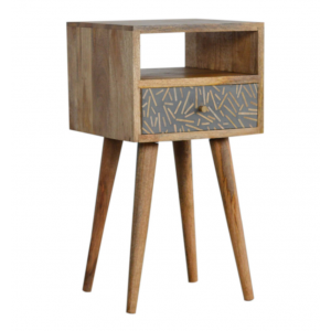 Nordic Bedside Table Scandinavian Unit Stand - Image 2