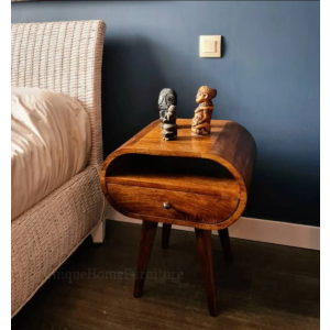 Scandinavian Bedside Table Nordic Cabinet Vintage Stand Retro Mid Century Danish Unit - Image 4