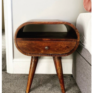 Scandinavian Bedside Table Nordic Cabinet Vintage Stand Retro Mid Century Danish Unit - Image 3