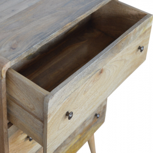 Scandinavian Chest of Drawers Nordic Storage Sideboard Vintage Solid Wood Cabinet - Image 4