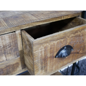 Industrial Side Cabinet Vintage Retro Storage Unit - Image 4