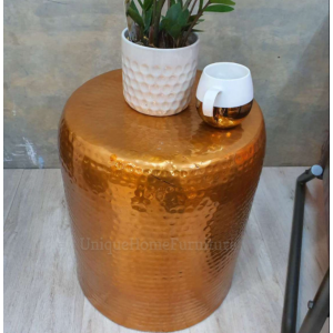 Metal Side Table Industrial Aviator Style Plant End Stand - Image 4
