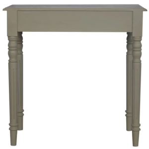 Wooden Writing Desk Vintage Computer Table Solid Wood French Grey Workstation - Image 4