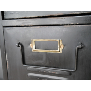 Tall Industrial Cabinet Vintage Retro Storage Cupboard Metal Narrow Slim Tallboy - Image 5