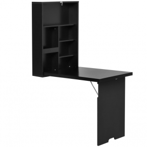 Folding Wall Table Kitchen Dining Breakfast Drop Leaf Storage Computer PC Desk - Image 3