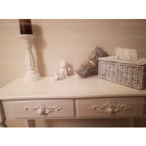 French Console Table Shabby Chic Furniture Vintage Hallway Storage Sideboard - Image 3
