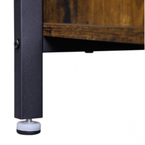 Industrial Clothes Rail Vintage Style Open Wardrobe Cabinet - Image 3