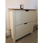 Modern Shoe Cabinet Hallway Storage Cupboard Wooden Door Organiser Rack Unit