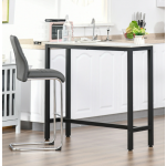 Modern Bar Table Tall Narrow Slim Breakfast Vintage Industrial Style Dining Furniture