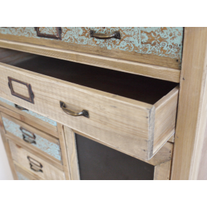 Tall Industrial Cabinet Vintage Retro Apothecary Chest of Drawers - Image 5