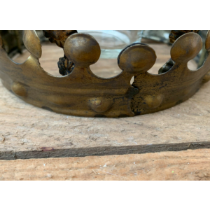 Crown Tea Light Candle Pot Royal Pillar Industrial Home Art Decor - Image 5